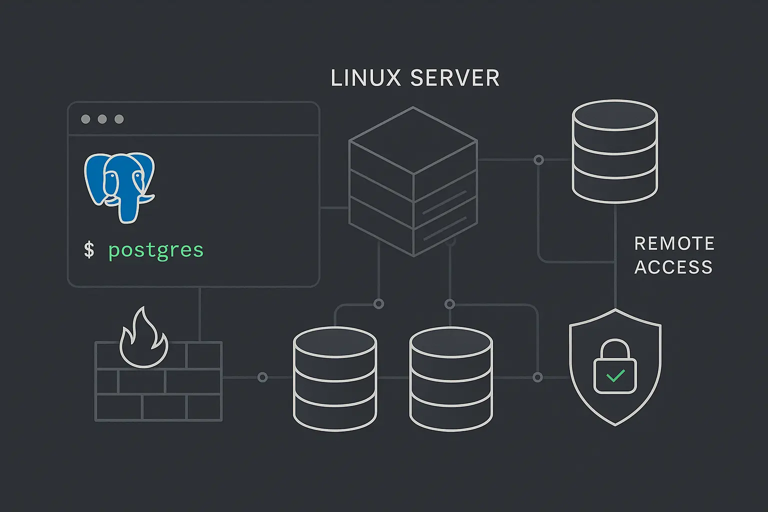 PostgreSQL Setup on Remote Linux Server